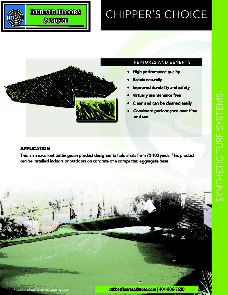 Chippers Choice Artificial Turf